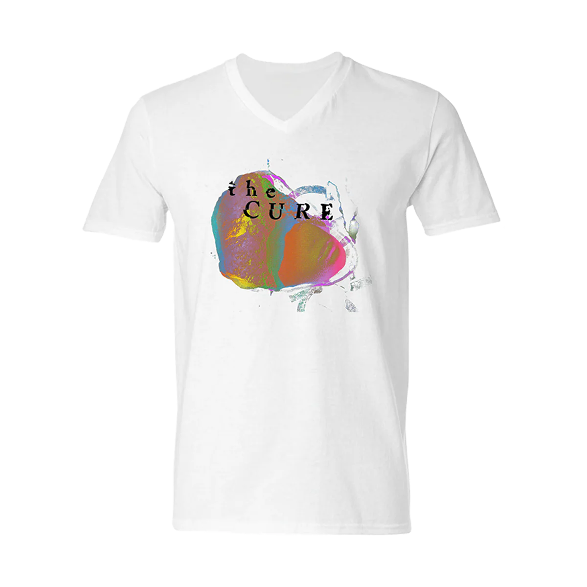 Mixes of a Lost World V-Neck Tee - White
