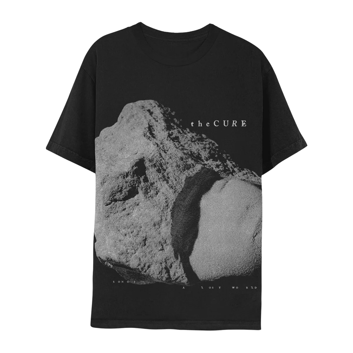 SONGS OF A LOST WORLD BLACK ALL OVER CREW TEE