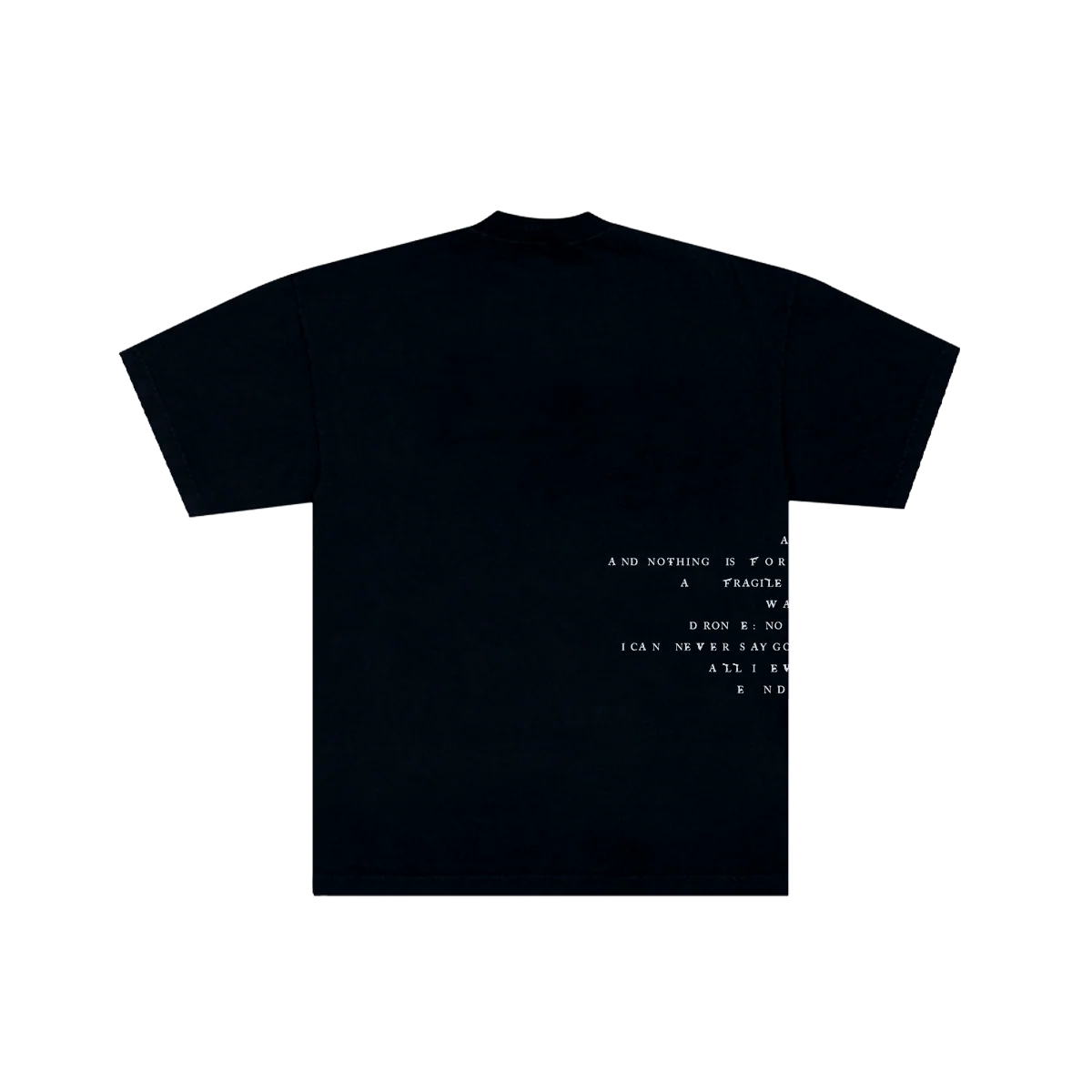 SONGS OF A LOST WORLD BLACK ALL OVER CREW TEE - Image 2