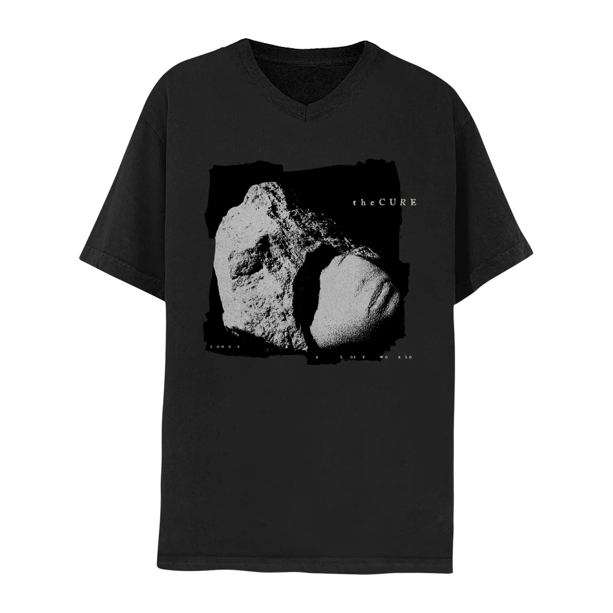 SONGS OF A LOST WORLD BLACK V-NECK