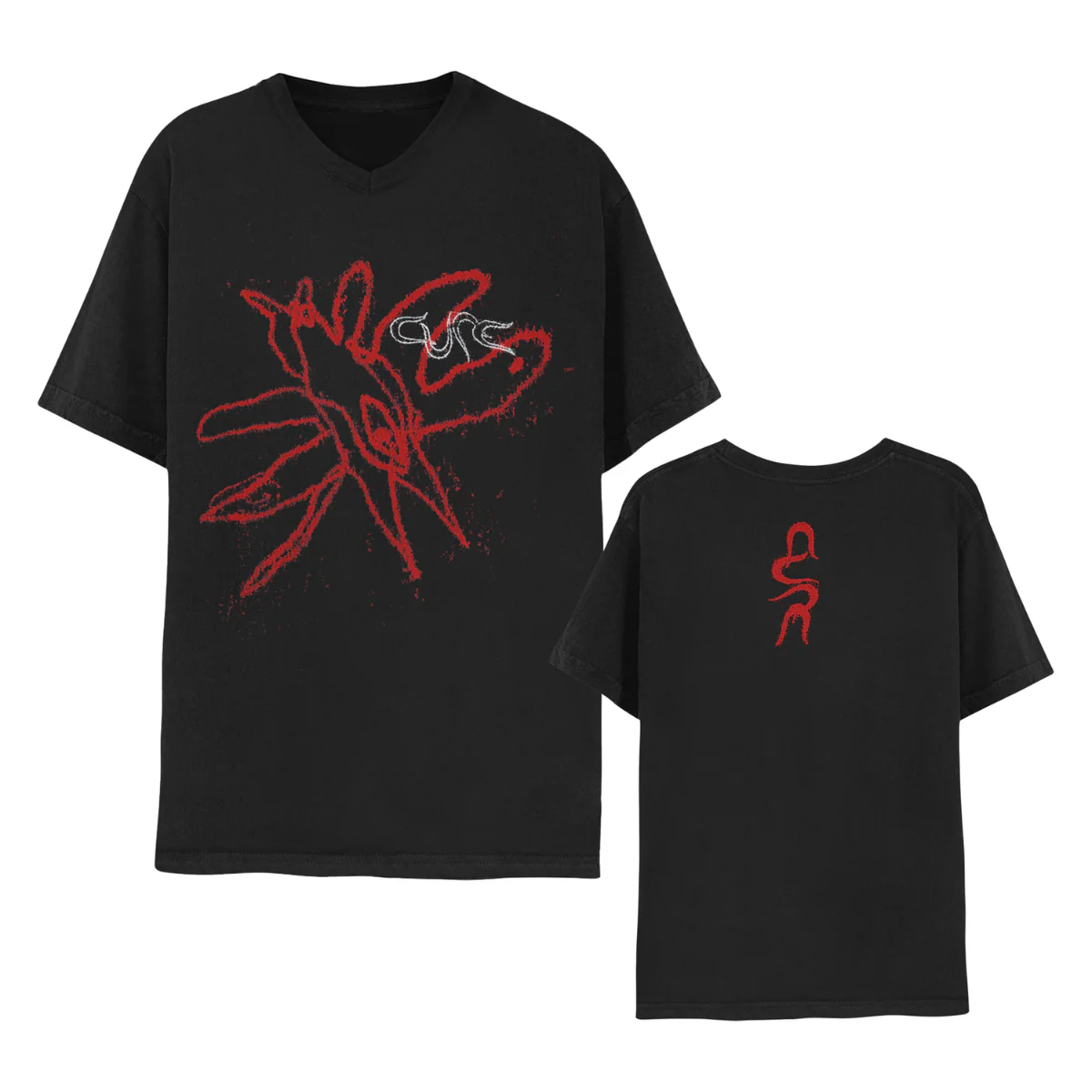 Redbird Black V-Neck T-Shirt - Image 3